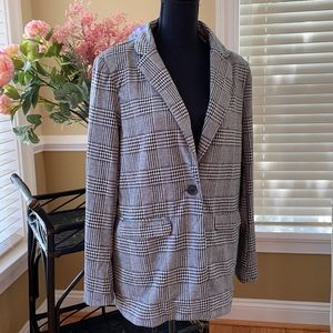 NWT Forever 21 Plaid Blazer